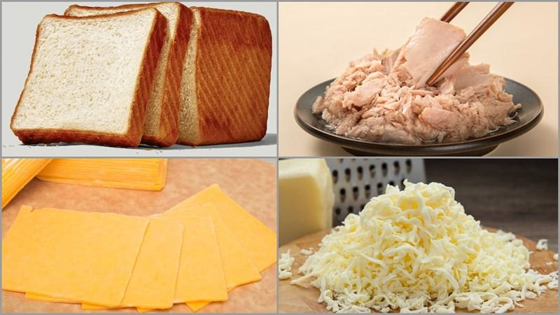 Nguyên liệu món ăn 3 cách làm sandwich cá ngừ - tuna sandwich