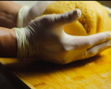 BÁNH TRUNG THU THẬP CẨM GÀ QUAY | BY ERIC'S HOME bước làm 7 hình