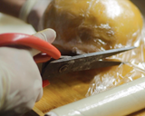 BÁNH TRUNG THU THẬP CẨM GÀ QUAY | BY ERIC'S HOME bước làm 7 hình