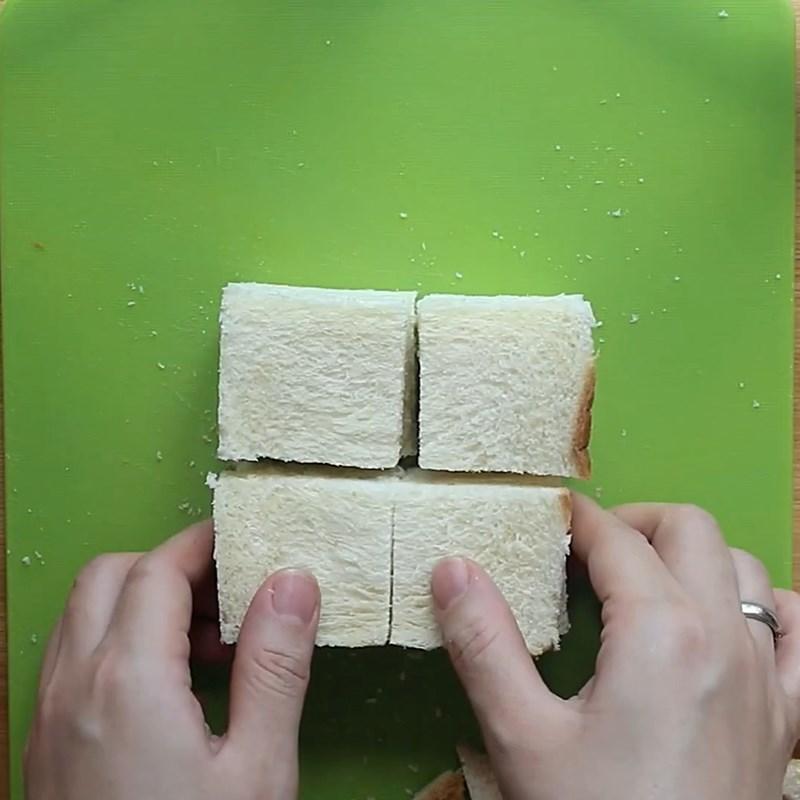 Bước 1 Chuẩn bị bánh mì Sandwich tôm chiên giòn