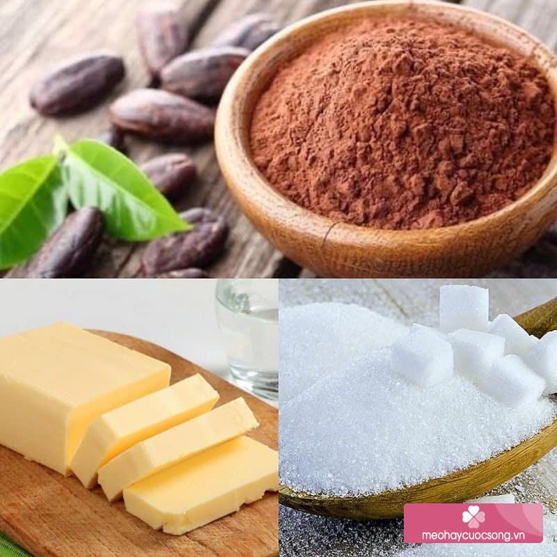 Nguyên liệu món ăn socola