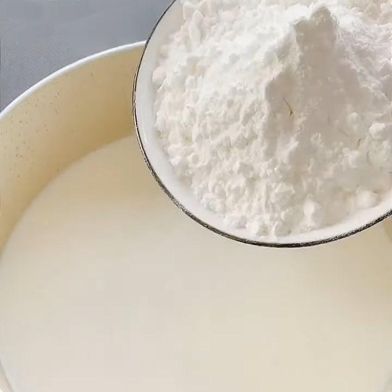 Bước 1 Nấu hỗn hợp sữa Bánh sữa tươi chiên bằng bột năng