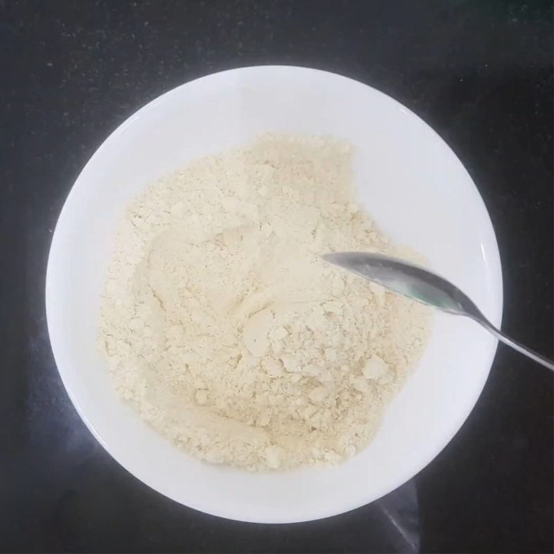 Bước 5 Trộn bột vỏ bánh Bánh Trung Thu cho người tiểu đường nhân hạt sen