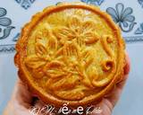 Bánh trung thu nướng nhân cốm dừa bước làm 4 hình