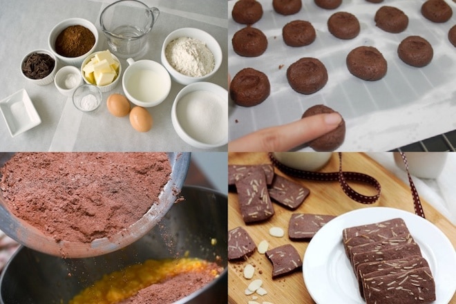 cách thực hiện bánh quy socola hạnh nhân 