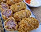 Bánh khoai tây cá hồi bước làm 3 hình