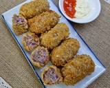 Bánh khoai tây cá hồi bước làm 4 hình