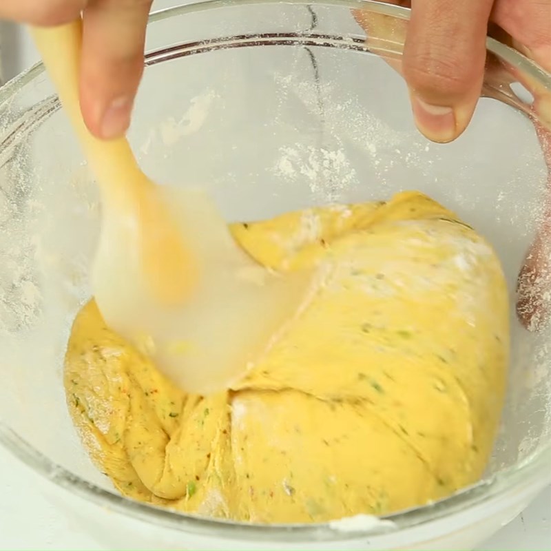 Bước 3 Trộn bột bánh Bánh khoai tây chiên phồng