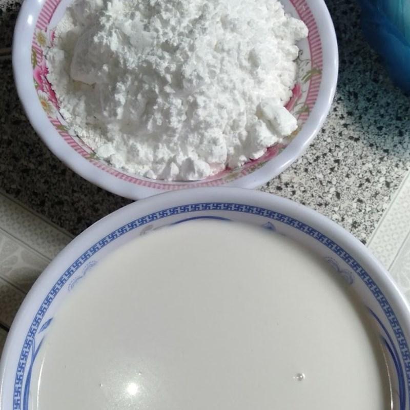 Bước 3 Làm nước cốt dừa Bánh chuối hấp nước cốt dừa bằng bột năng và bột gạo