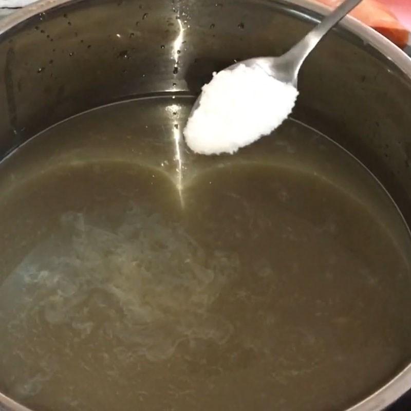 Bước 1 Làm riêu cua Bánh canh cua đồng nước cốt dừa