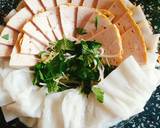 Bánh ướt lòng gà bước làm 5 hình