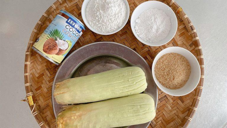 Bí quyết thực hiện bánh bắp hấp nước cốt dừa: Dẻo thơm ngát ngọt nhạt giản dị dễ dàng thực hiện tận nhà hình họa 1