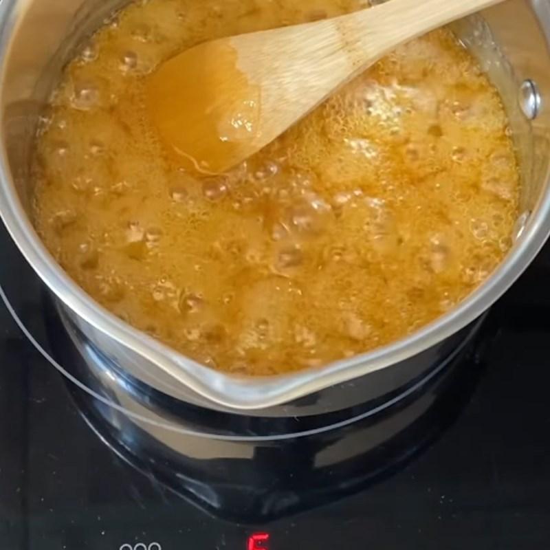 Bước 1 Nấu nước đường cốt dừa Bánh gan hấp