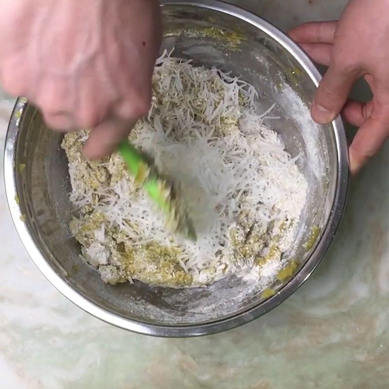 Bước 2 Trộn bột bánh Bánh khoai lang yến mạch