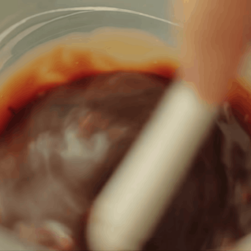 Bước 3 Đun chảy hỗn hợp socola Bánh tart chuối socola
