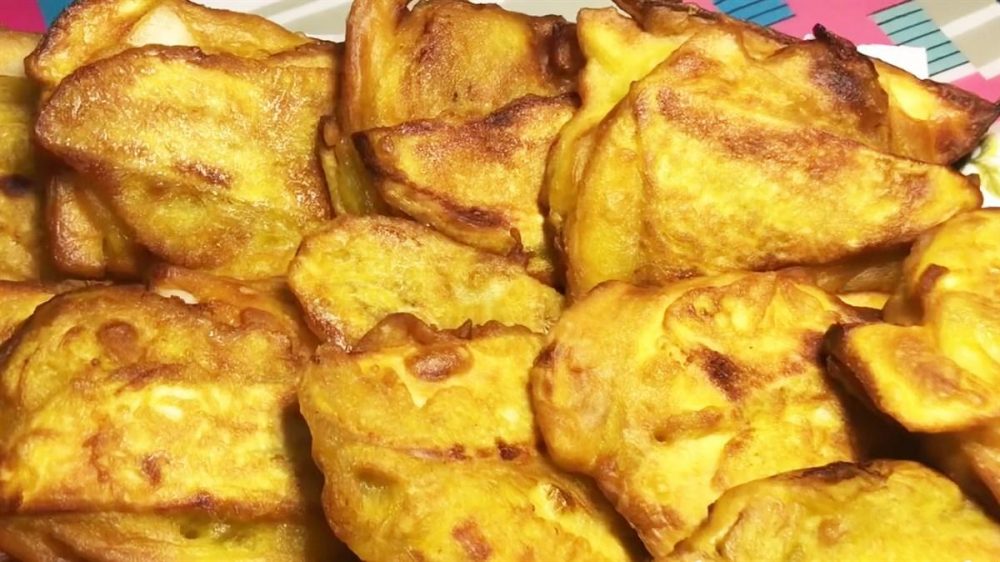 Bánh chuối khoai dừa chiên