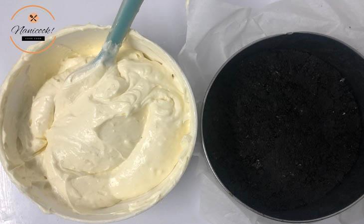 Trộn hỗn hợp Cream Cheese