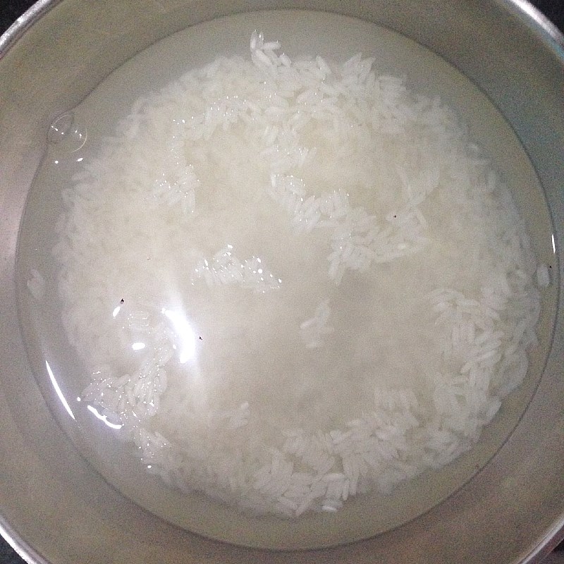Bước 1 Ngâm và xay gạo Bột gạo