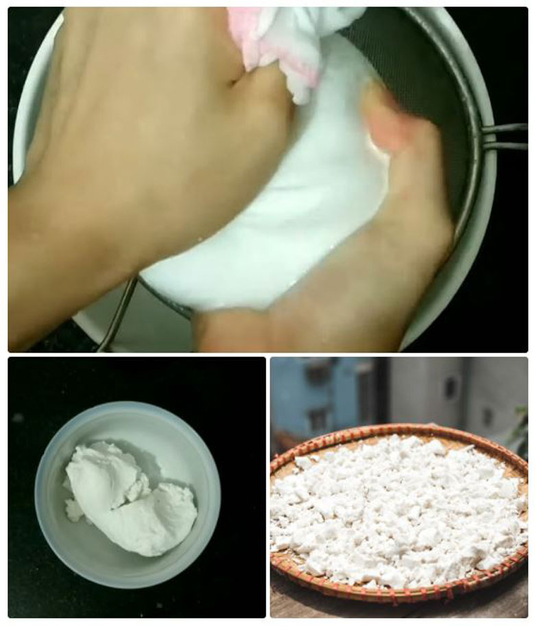 Cách xay bột gạo sử dụng máy xay sinh tố thực hiện bột nếp thô và tươi