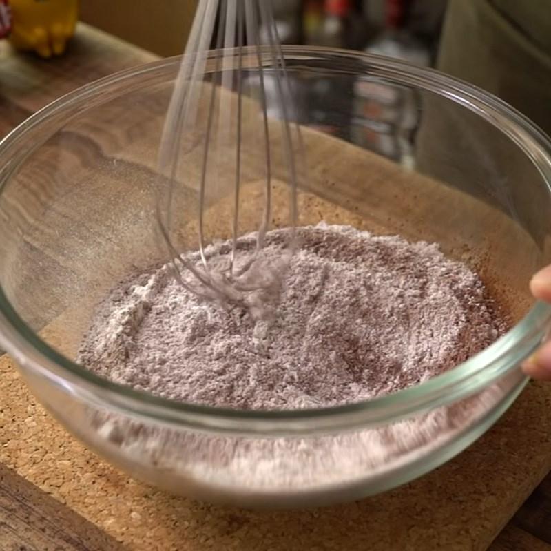 Bước 1 Trộn bột khô Bánh stollen socola
