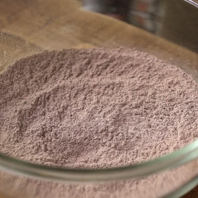 Bước 1 Trộn bột khô Bánh stollen socola