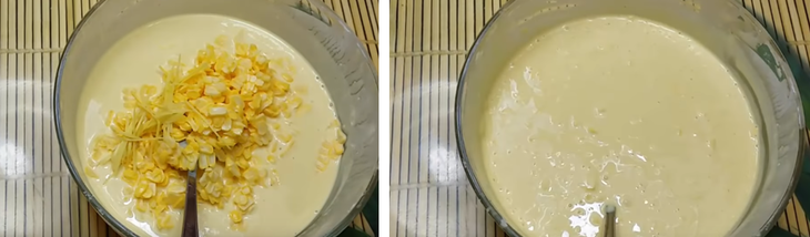Step 3 Mais und Ingwer unter die Mehlmischung mischen Knuspriges Maisbrot